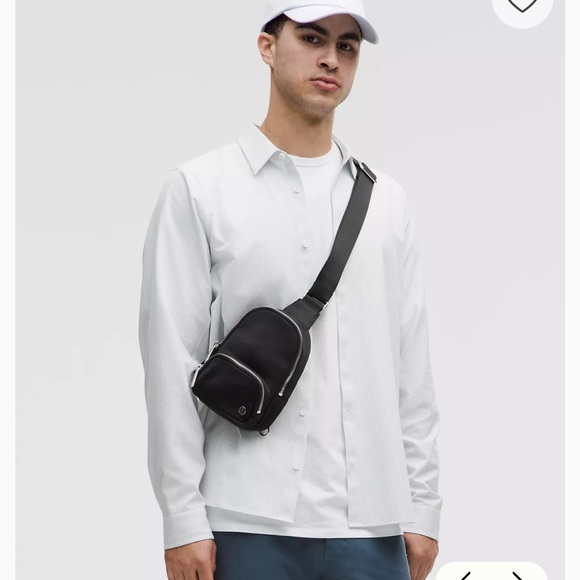 lululemon athletica Handbags - Lululemon everywhere sling Black Crossbody Bag NWT